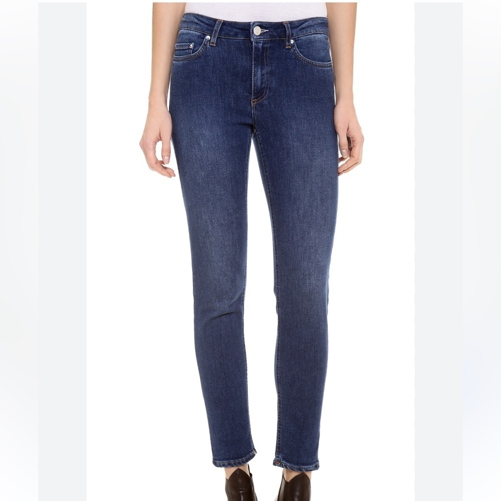 Acne Studios Skin 5 Used Blue Skinny Jeans Size 25